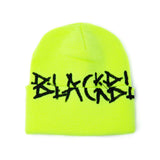 BBD Graffiti Logo Patch Beanie (Neon) (4645124964470)