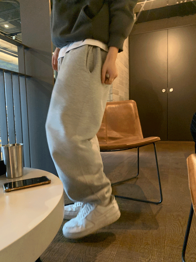 ジョガーワイドパンツ/[양기모] Jogger wide pants (5color)