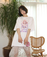マジカルガールハーフTシャツ / magical girl half t-shirt (4497359143030)