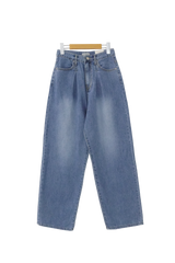 [MADE] Libre Spring Pintuck Wide Denim Pants
