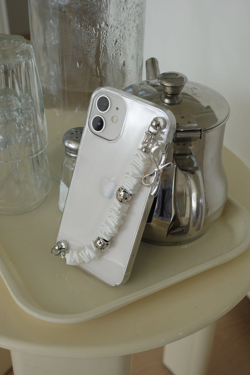 blanc iphone strap case