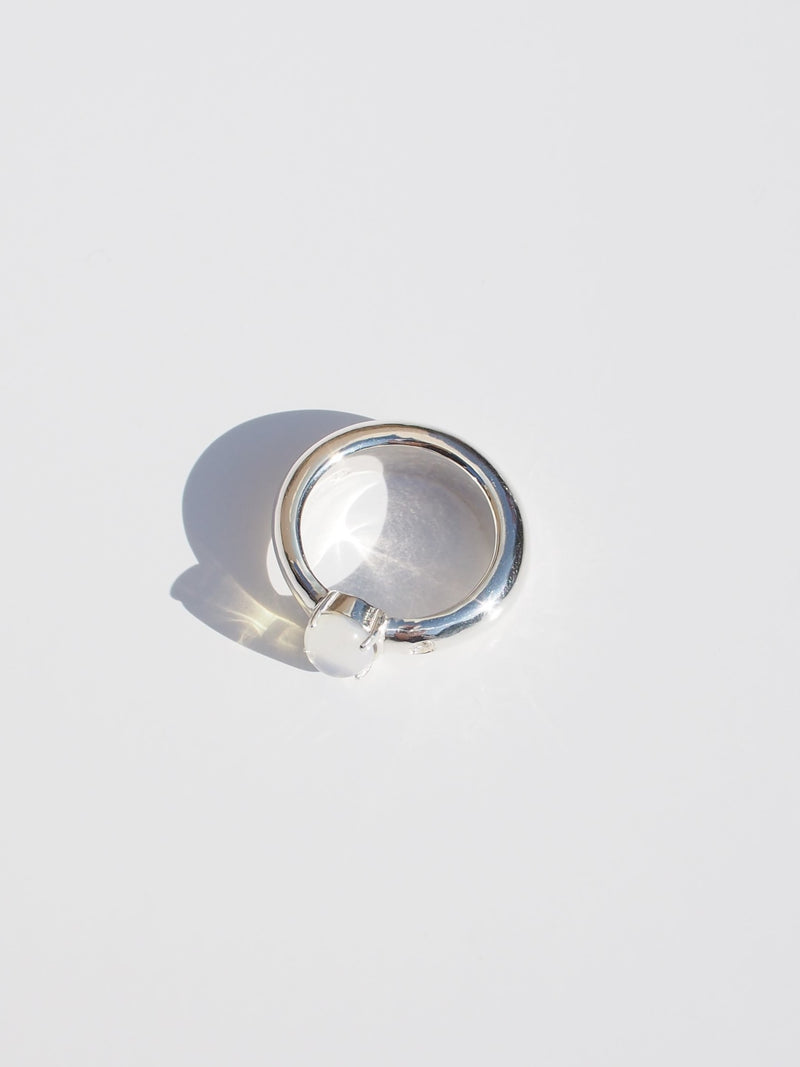ポットリング/Pot ring _ white opal
