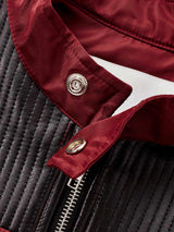 ASCLO Coloring Zip Biker Jacket (3color)