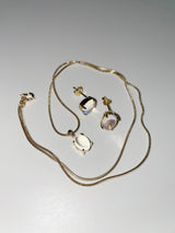 ディンキーネックレス/Dinky necklace _ white opal