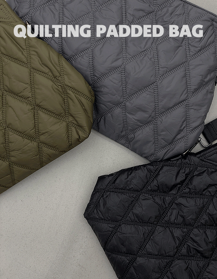 ASCLO Quilting Padding Bag (3color) (6564757733494)