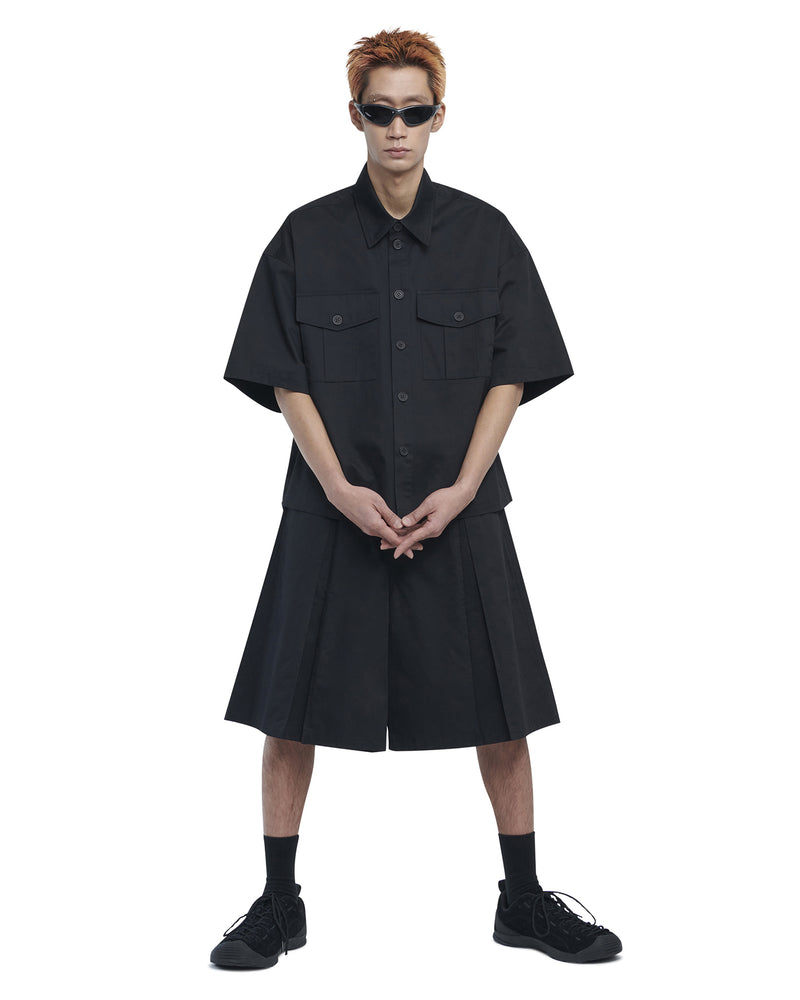 W.S ハーフシャツ / W.S HALF SHIRT - BLACK