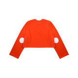 [UNISEX] Oversized Heat Technical Pullover (Orange) (6656120291446)