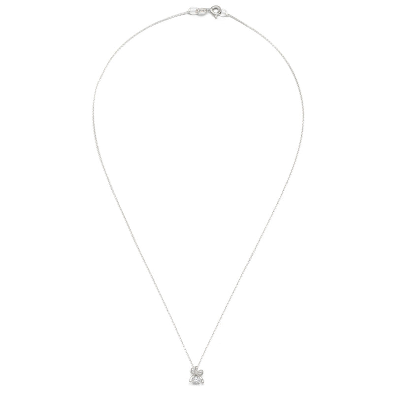 rossie ribbon cubic necklace