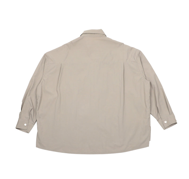 ナイロンポケットジッパーシャツジャケット / 3 TAP Nylon Pocket Zipper Shirt Jacket (2color)