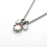 Rainbow Flower Necklace (6593086881910)