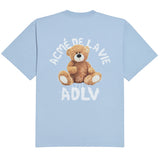テディベア半袖Tシャツ/TEDDY BEAR (BEAR DOLL) SHORT SLEEVE T-SHIRT SKY BLUE