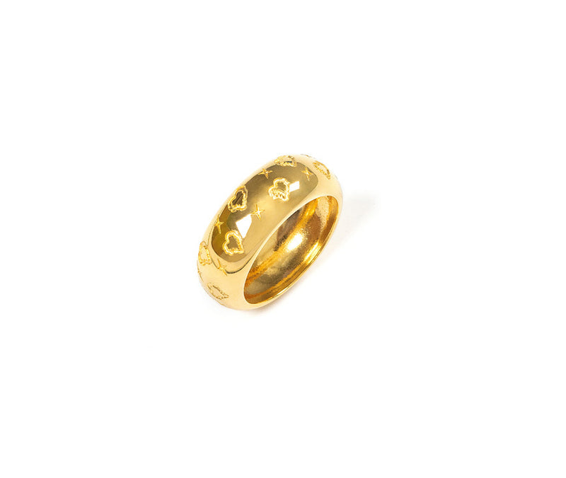 Heart Symbol Ring (Gold)