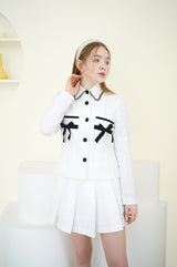 set tweed romantic jacket skirt (6688681001078)