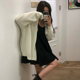 [BELLIDE MADE] SOLID OVERFIT BOOKLE CARDIGAN