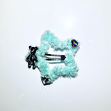 [(G)I-DLE Yuqi,Shuhua] ベアハートファーヘアピン / Bear heart fur hairpin (3color)