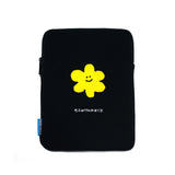 [EZwithPIECE] DAISY TABLET POUCH (BLACK) (6554913800310)