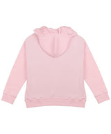 ラッフル付きフーディピンク/ ruffle hoodie pink (2487641833590)
