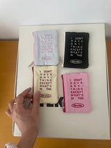 レタリングミニポーチ / lettering mini pouch