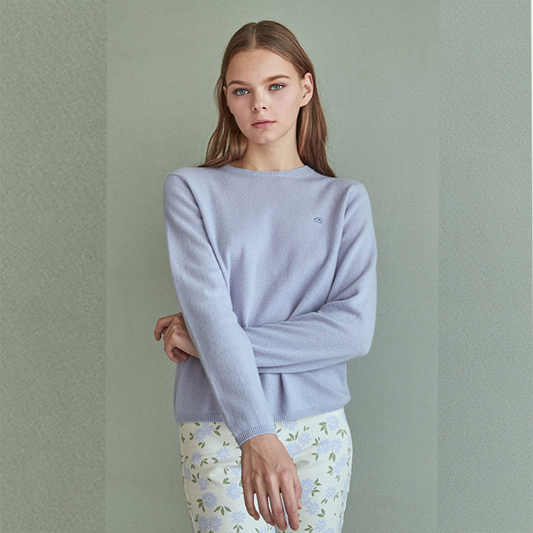 100%cashmere round neck basic top_lilac frost (6653738614902)