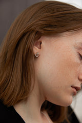リバートミニピアス / Revert mini earring - silver