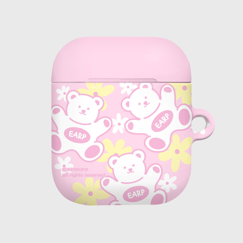 FLOWER BABA-PINK/YELLOW(AIR PODS-HARD) (6613163016310)
