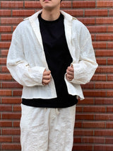 リネンセットアップシャツジャケット/linen setup shirt jacket (2color)