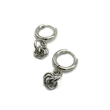 サージカルスチール3リングピアス/Surgical steel 3 ring earring