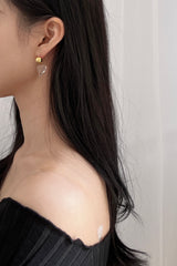 no.8ピアスゴールド / no.8 earring gold