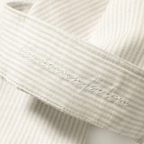 リネンビックオーバーシャツ/Linen Big Overfit Crayon Stripe Shirt S81 Light Beige