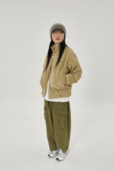 コーデュロイジャケット / Corduroy two-way jacket [beige] (4596468809846)