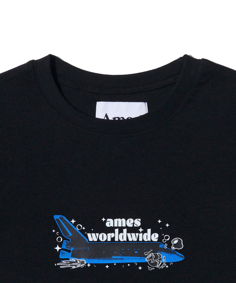 ワールドワイドロケットクロップTシャツ/WORLDWIDE ROCKET CROP T-SHIRTS_BK(22HSTP18)