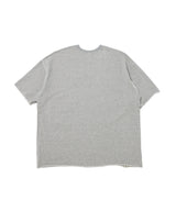 VINTAGE P. DYEING 1/2 CUT-OUT BOX TEE (Gray) / ビンテージボックスTシャツ (6680162238582)