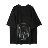 ワイドオーバーフィットショートスリーブTシャツ / (Coustou)wide overfit short sleeved T-shirt