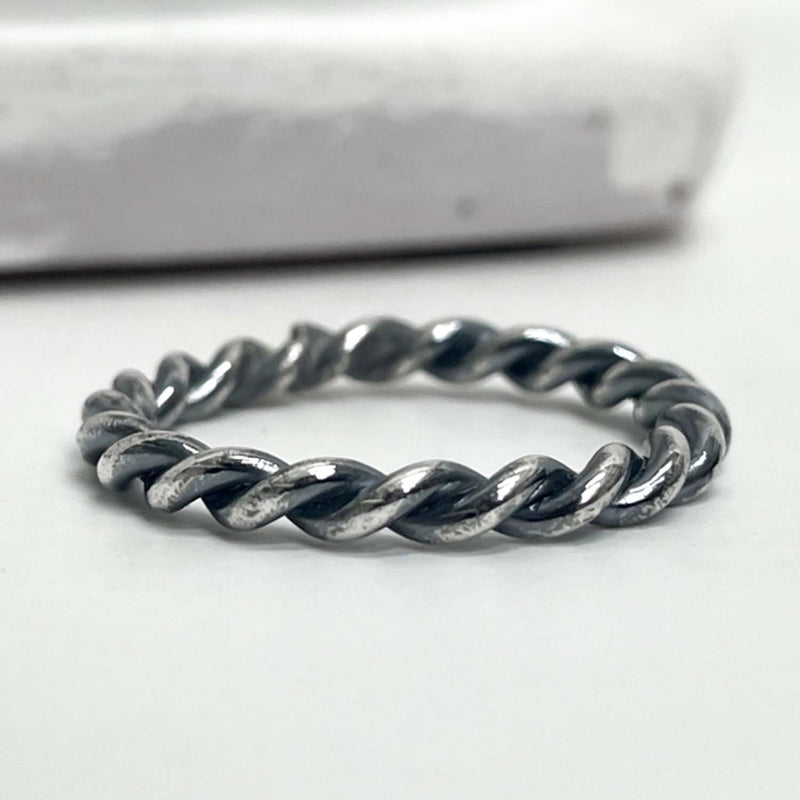 [BLESSEDBULLET]LAYERED TWIST RING_THIN/BOLD_SILVER925 (6562948907126)