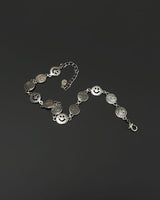 スマイルチェーンブレスレット / smile chain bracelet (925silver)