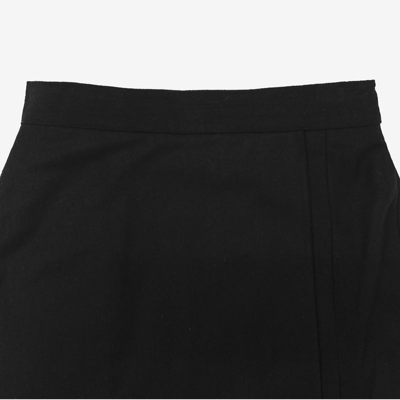 レヴァンラッププリーツロングスカート/Revan Wrap Pleated Long Skirt