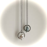 リングアンドパールネックレス/ring and pearl necklace