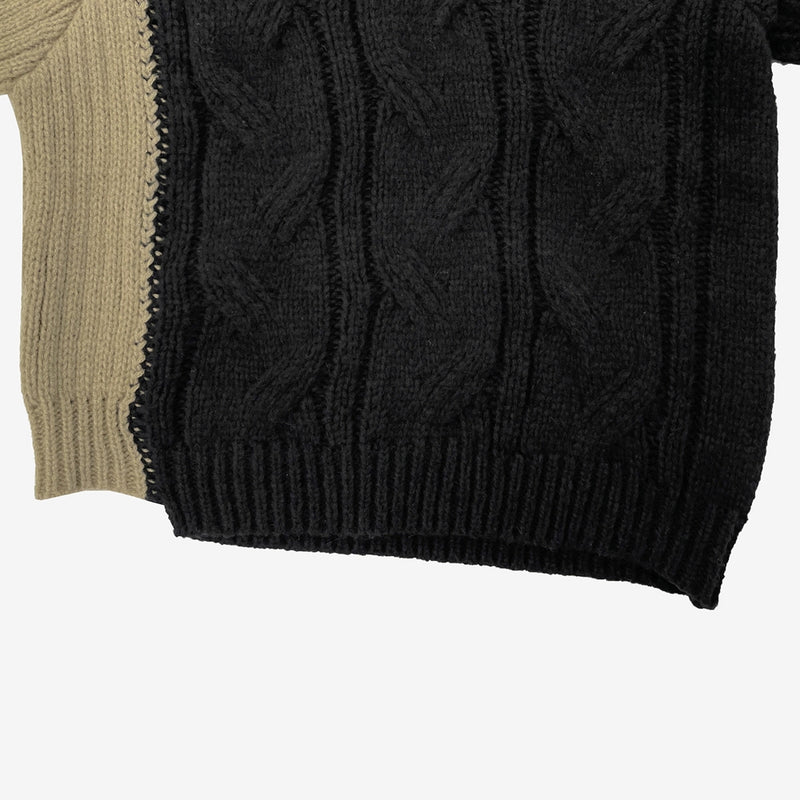 ミポリックカラースリットニット / Mipolik color slit knit