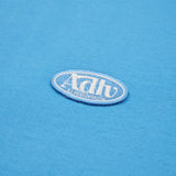 ADLV サークルワッペンベーシックショートスリーブTシャツ / ADLV CIRCLE WAPPEN BASIC SHORT SLEEVE T-SHIRT SKY BLUE