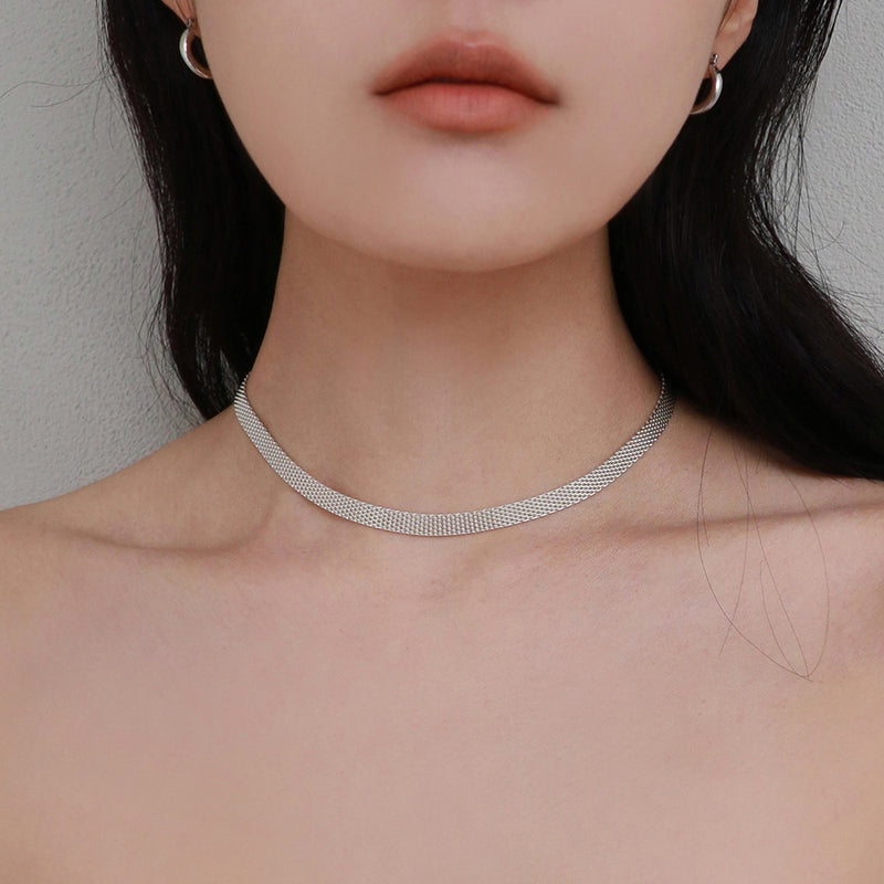 シルバーファブーネックレス / silver fabou necklace (silver925)