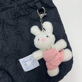(Bunny Keyring) my name is white