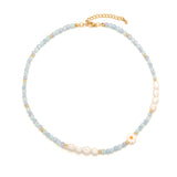 pastel moment daisy necklace