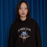 AMBLER 男女共用 Bear loves ribbon オーバーフィット フード Tシャツ AHP1107