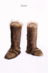 long fur boots (9 color)