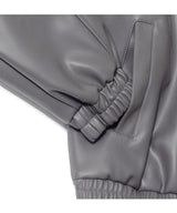 BN Vegan Leather Hidden Jacket (Charcoal)
