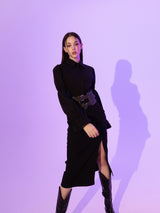 Sofi Wool Skirt (BLACK)