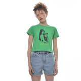 ガールクロップTシャツ /girl crop T (green)