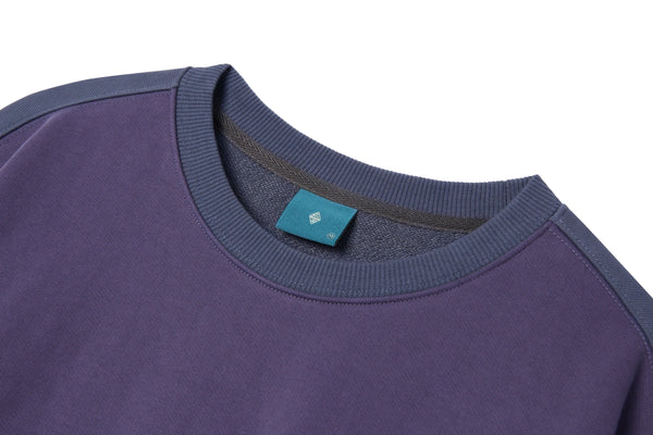 ノベルティエルボーカットスウェットシャツT61/Novelty Elbow-Cut Sweatshirt T61 Purple