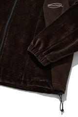 2トーンベロアジャケット/Two tone velour jacket [black]