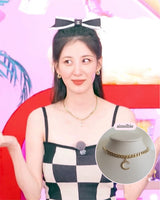 クレセントムーンボールドチェーンチョーカー / Crescent Moon Bold Chain Choker - Gold (Girl's Generation Seohyun and Kep1er Xiaoting Necklace)